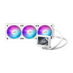 خنک کننده پردازنده مایع ایسوس ROG RYUJIN III 360 ARGB Extreme White Edition - Image 2